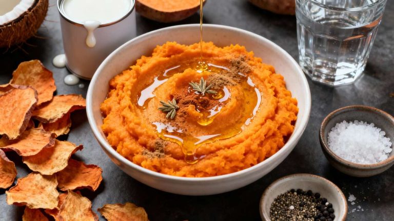 Purée de patate douce : recette savoureuse et facile