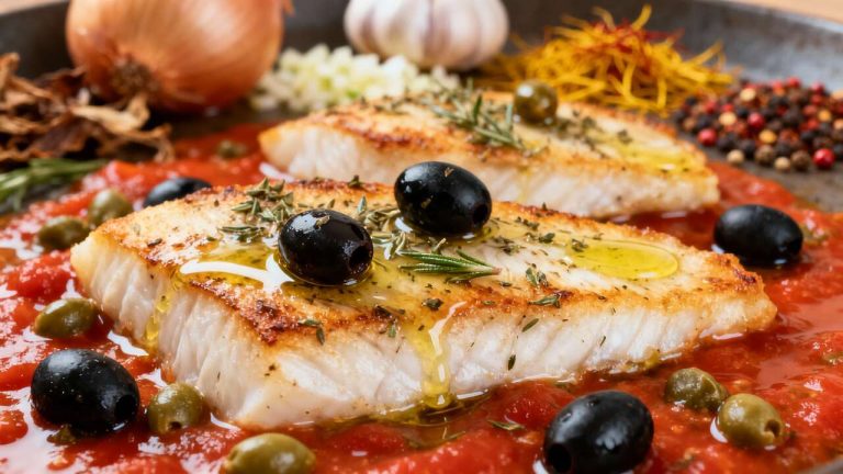 Recette de cabillaud en sauce