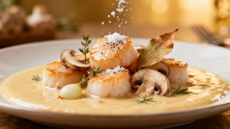 Blanquette aux noix de Saint-Jacques : recette gourmande