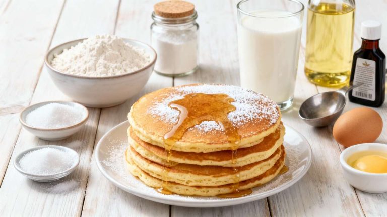 Recette facile de pancakes sans repos
