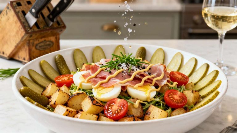 Salade piémontaise de Cyril Lignac : recette savoureuse et facile