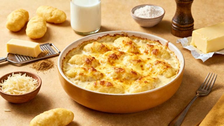 Gratin de quenelles à la béchamel : recette savoureuse