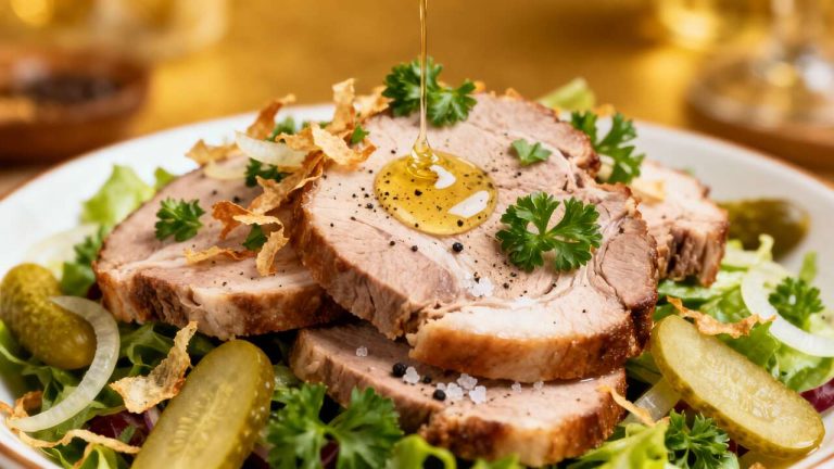 Recette de salade de museau de porc : savourez ce classique simple et délicieux
