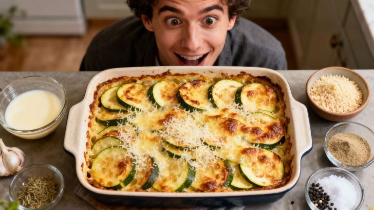 Gratin de courgettes Weight Watchers facile et sain