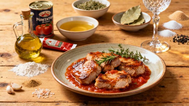 Sauté de porc à la tomate : recette savoureuse et facile