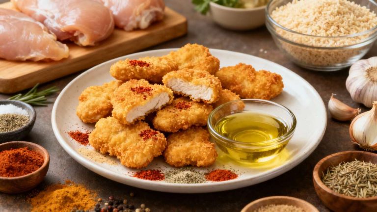 Recette de nuggets de poulet au four maison