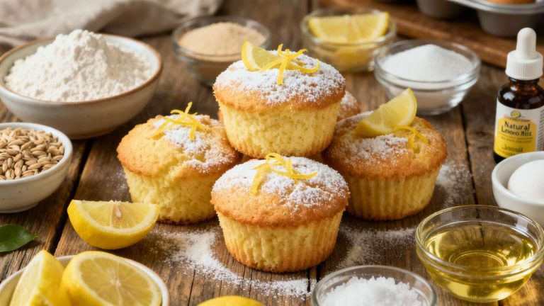 Recette de muffins au citron moelleux et parfumés