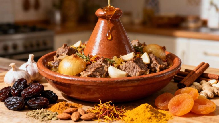 Tajine de veau à l'orientale : recette savoureuse et épicée