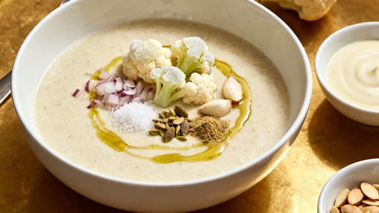 Velouté de chou-fleur sans pomme de terre : recette légère