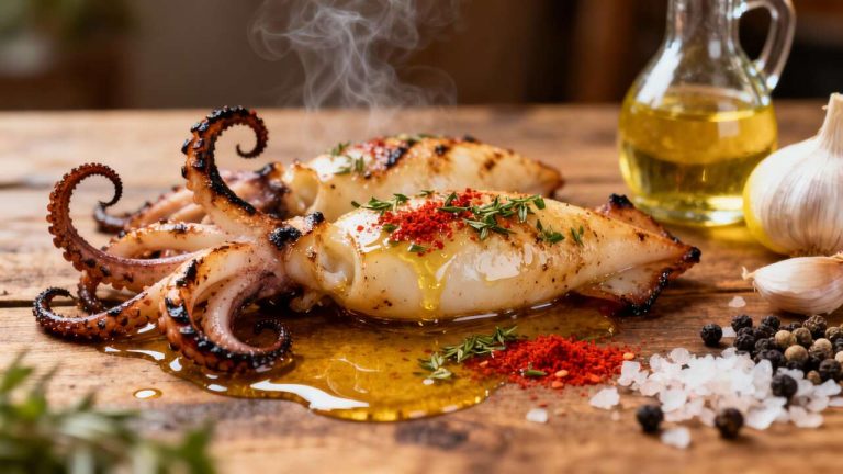 Recette de tentacules de calamars grillées : découvrez notre méthode infaillible