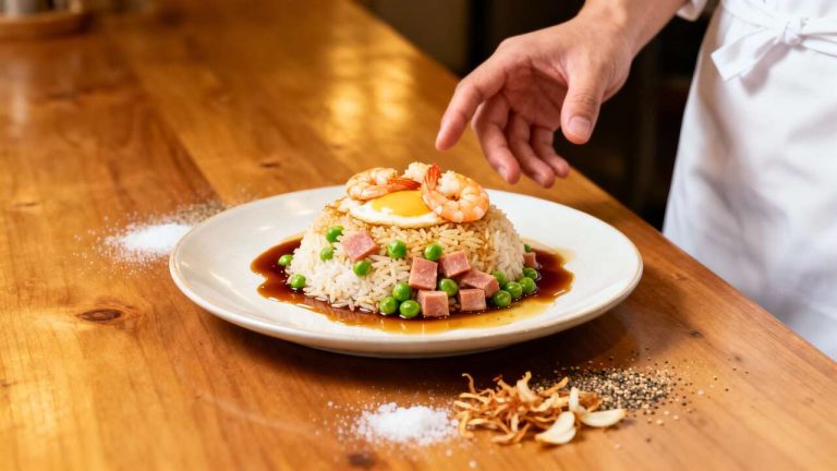 Riz cantonais aux crevettes : recette facile et savoureuse