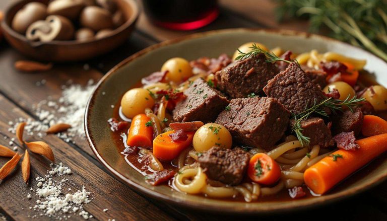 Bœuf bourguignon : la recette classique et pas chère à faire avec des morceaux à braiser