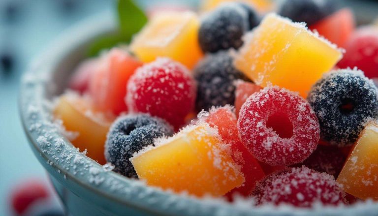 Ce fruit congelé sert d’alternative naturelle à la crème glacée