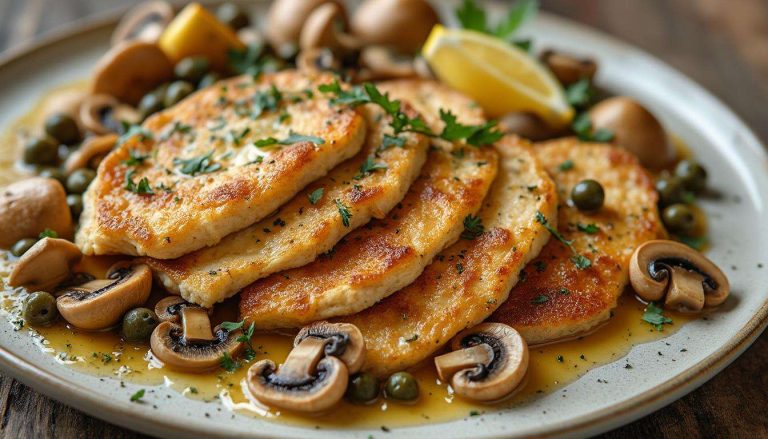 Piccata de veau aux champignons : la recette italienne facile et pas chère qui change de l'ordinaire